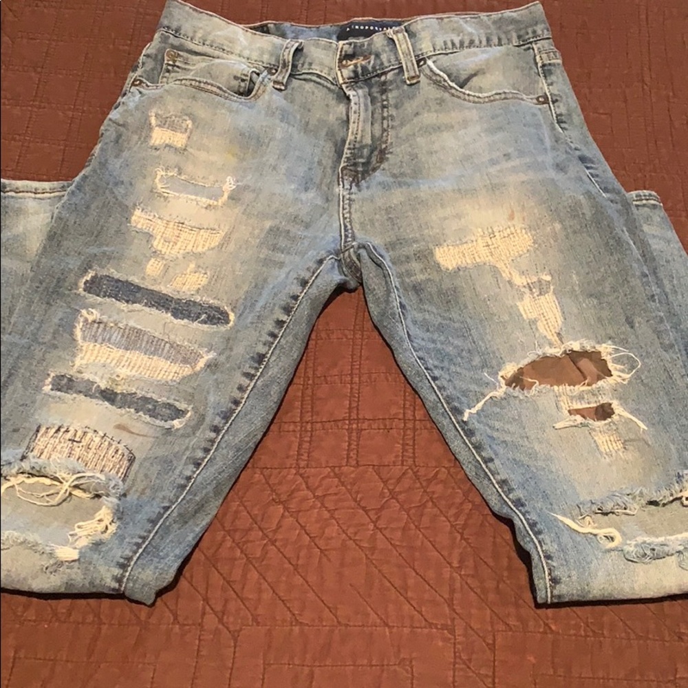 Distressed Jeans